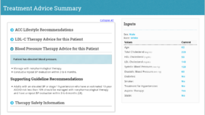 Hypertension treatment advice summary