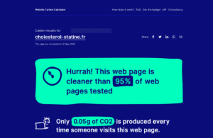  Carbon results for cholesterol-statine.fr 